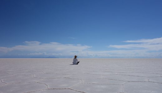 どっちが空？地面？ ウユニ「Sun set ツアー」！, Uyuni , Bolivia