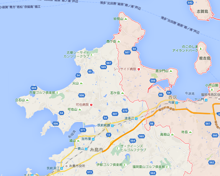 itoshima map