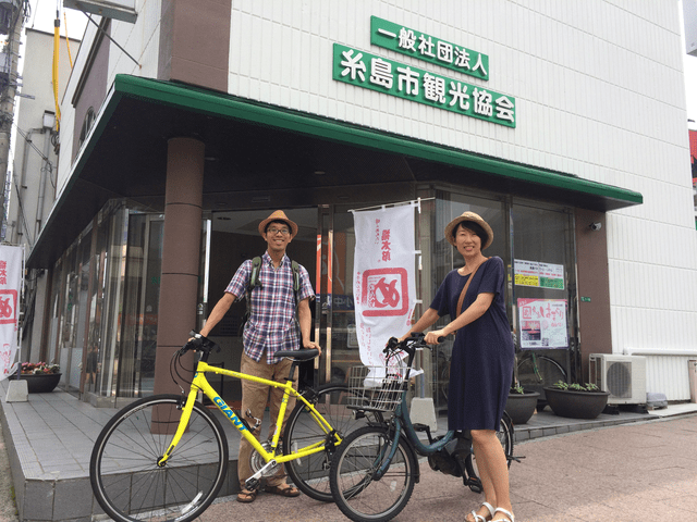 糸島のレンタサイクルで 前原駅から海 までインスタ映えの自転車旅 糸島ゲストハウス 前原宿ことのは