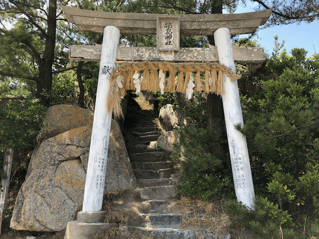 箱島神社の鳥居