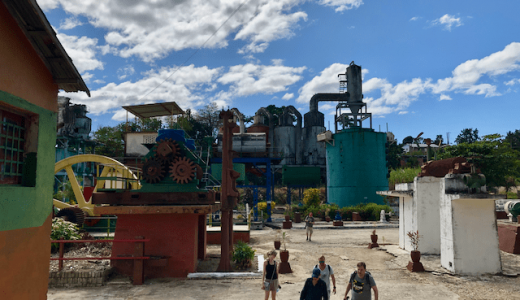 「蒸気機関車でサトウキビ工場跡へ」トリニダー郊外への小旅行（Part 2）